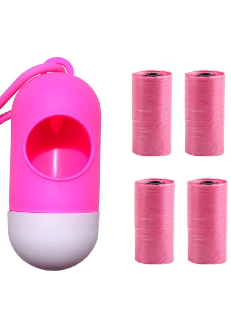 HASANAT ESSENTIALS Disposable Diaper Bags + Dispenser Pack Of 4 Disposable Diaper Bag Refill Rolls With Nappy Bags Dispenser  - Image 1