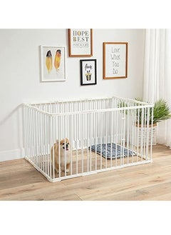 Rubik Dog Fence Indoor Cage For Medium Large Dogs Portable Yard Fence Playpen Indoor Isolation Barrier (10 Panels Each Panel Size 42cm x 68cm)  - Image 2