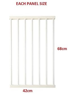 Rubik Dog Fence Indoor Cage For Medium Large Dogs Portable Yard Fence Playpen Indoor Isolation Barrier (10 Panels Each Panel Size 42cm x 68cm)  - Image 4