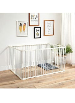 Rubik Dog Fence Indoor Cage For Medium Large Dogs Portable Yard Fence Playpen Indoor Isolation Barrier (10 Panels Each Panel Size 42cm x 68cm)  - Image 1