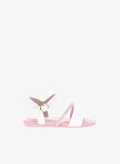 MOLEKINHA Molekinha Infant Girls Sandals With Back Strap White | Made In Brazil