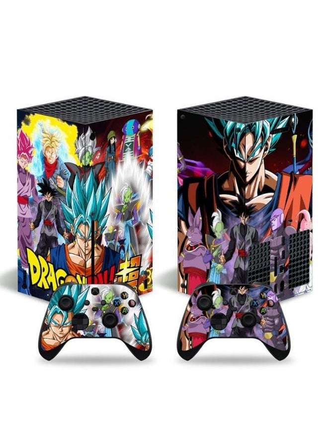 Beauenty XBOX series X console sticker Dragon Ball style sticker