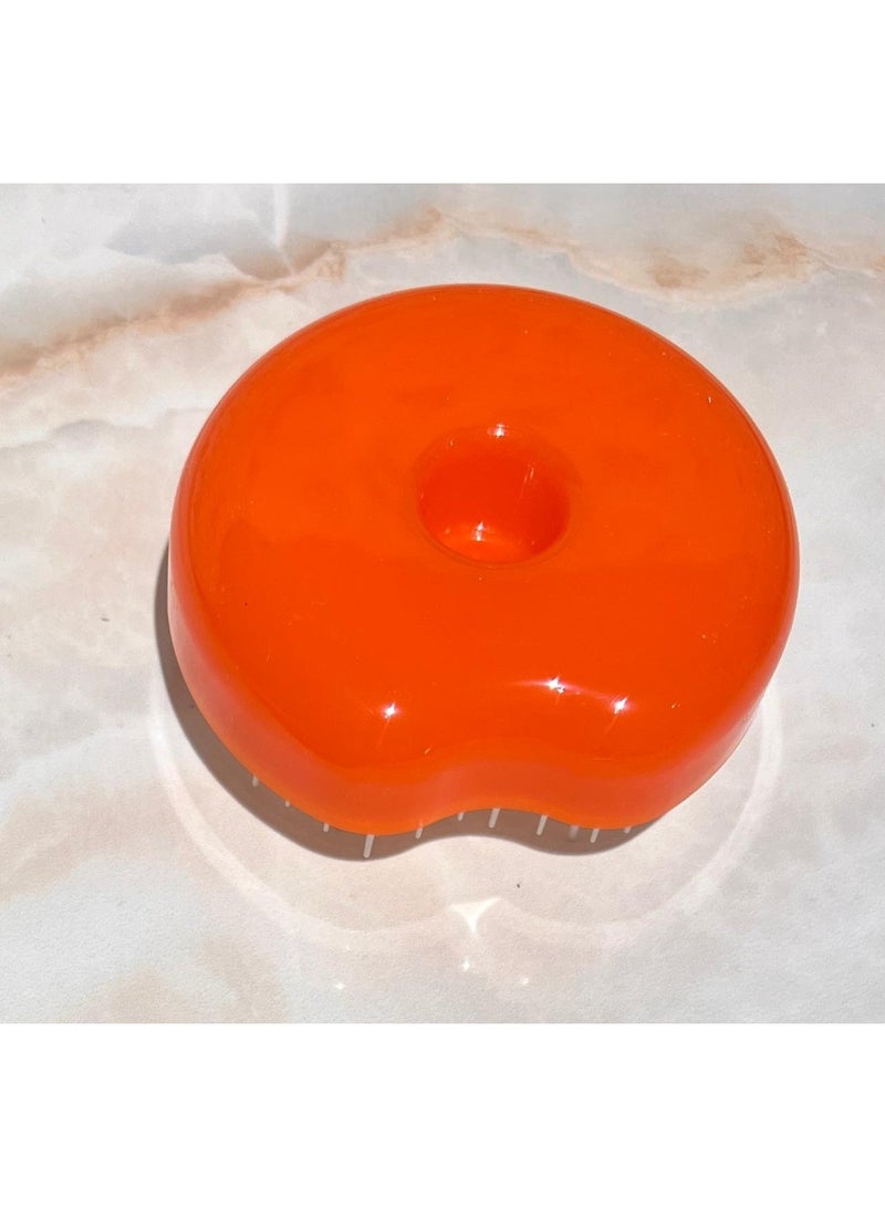 Janeke Round Hair Brush Orange - Image 2