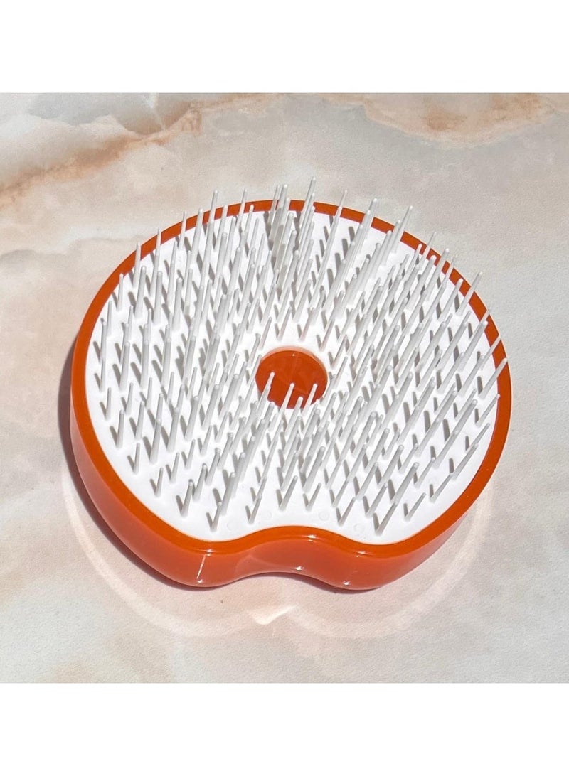 Janeke Round Hair Brush Orange - Image 1