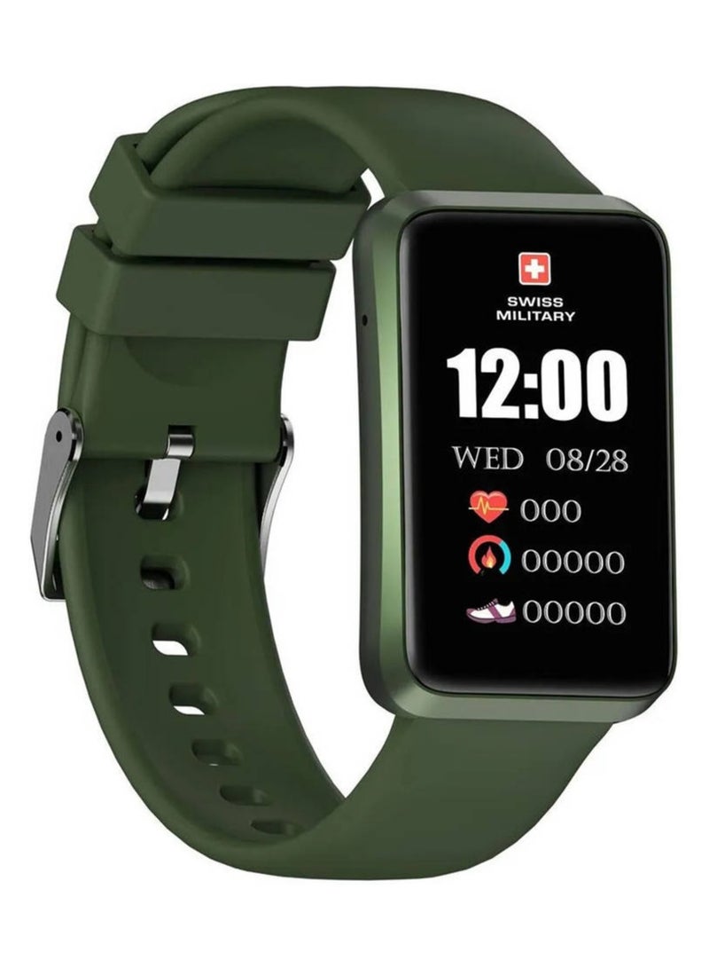 Swiss Military Rhine 2 Smart Band, 1.57" Display, Hands-Free Calling, Multi-Language Multilingual Interface, IP67 Water & Dust Resistance, Automatic Workout Detection - Image 1
