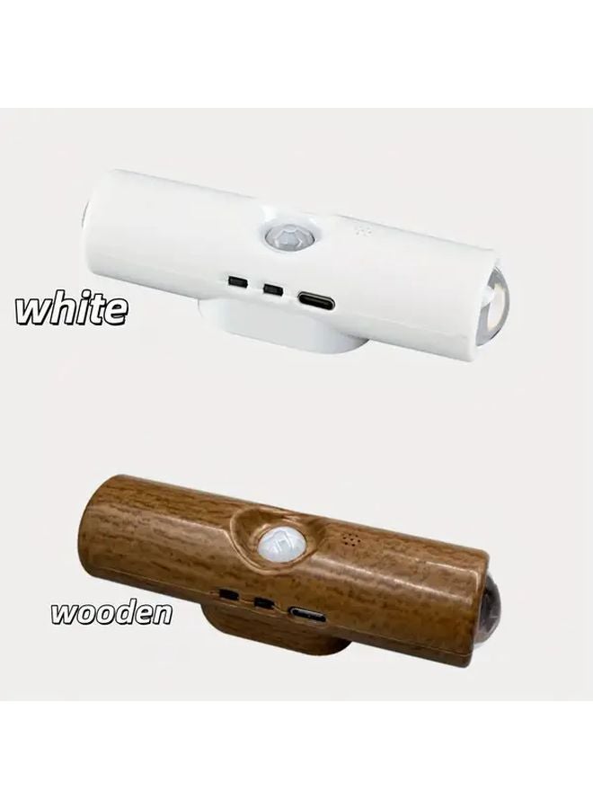 4 Pack White RGB Color Changing Smart Motion Sensor Wall Lights Magnetic Dual Head - Image 3