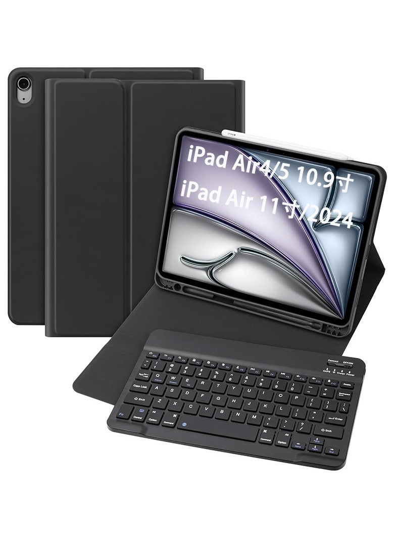 General iPad Air 6 11'' Keyboard Case 2024 (M2) | Keyboard Case for iPad Air 5/Air 4 10.9'' | Keyboard Case for iPad Pro 11 4th/3rd/2nd/1st Gen, Built-in Pencil Holder 
