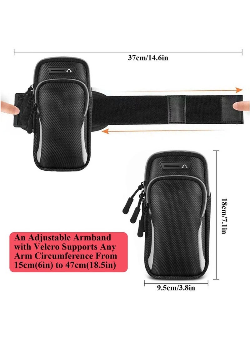 Generic Running Armband Phone Holder for Running Phone Arm Bands for Running Sports Phone Holder with Adjustable Band for iPhone 13 Pro Max 12 11 Xs Xr 8 7 Galaxy S20 S10 S9 S8 and Note 20 Ultra  - Image 2