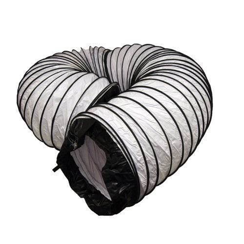 Rubber-Cal "Air Ventilator White" Ventilation Duct Hose (Fully Stretched) - 6-Inch by 25-Feet - Image 3