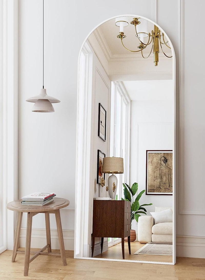 تايمي مرآة كبيرة بتصميم انيق 160x50سم - مرآة كاملة الطول باطار معدني فضي واستاند خلفي - تصميمها الرائع يناسب غرفة المعيشة وغرف اللبس وغرف النوم - Image 3