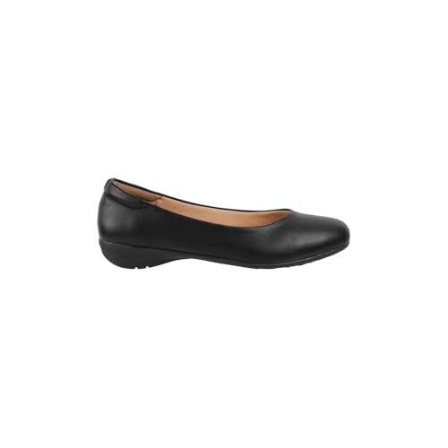 Mochi Women Black Synthetic Comfort Casual Slip-On Ballerinas UK/7 EU/40 (31-672) - Image 4