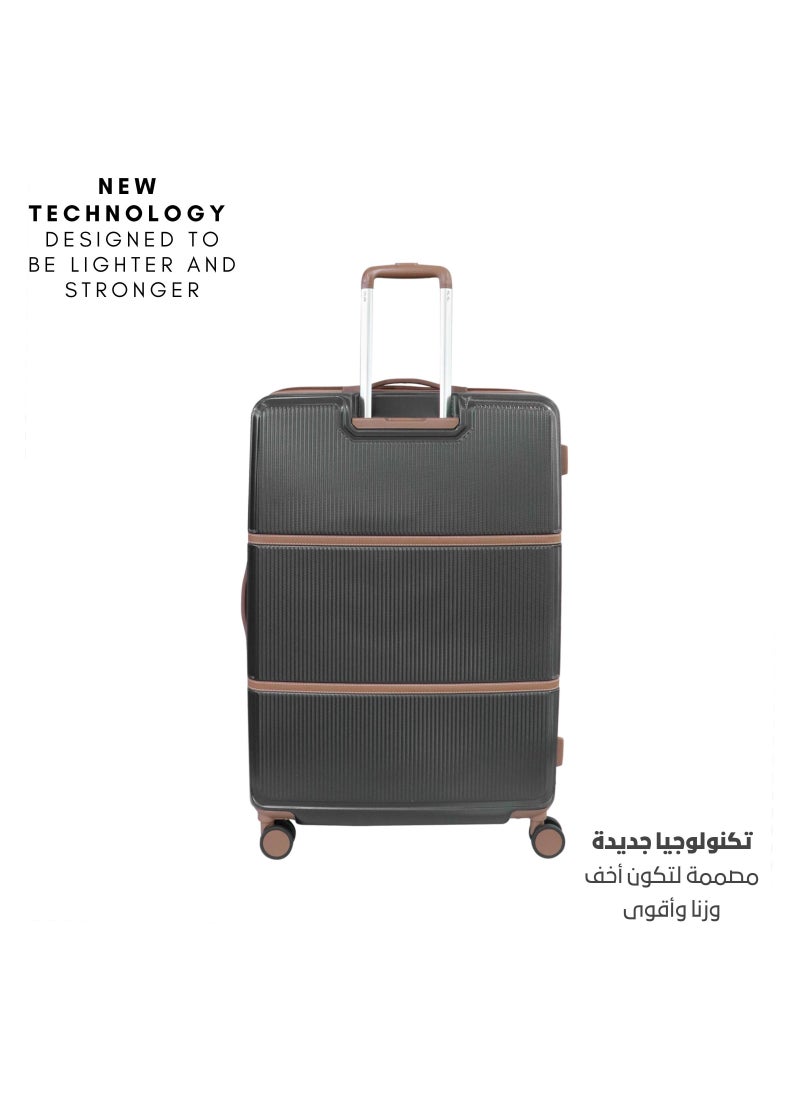 pierre cardin Hardside Luggage Classic Leather Collection Set of 3  - Image 5