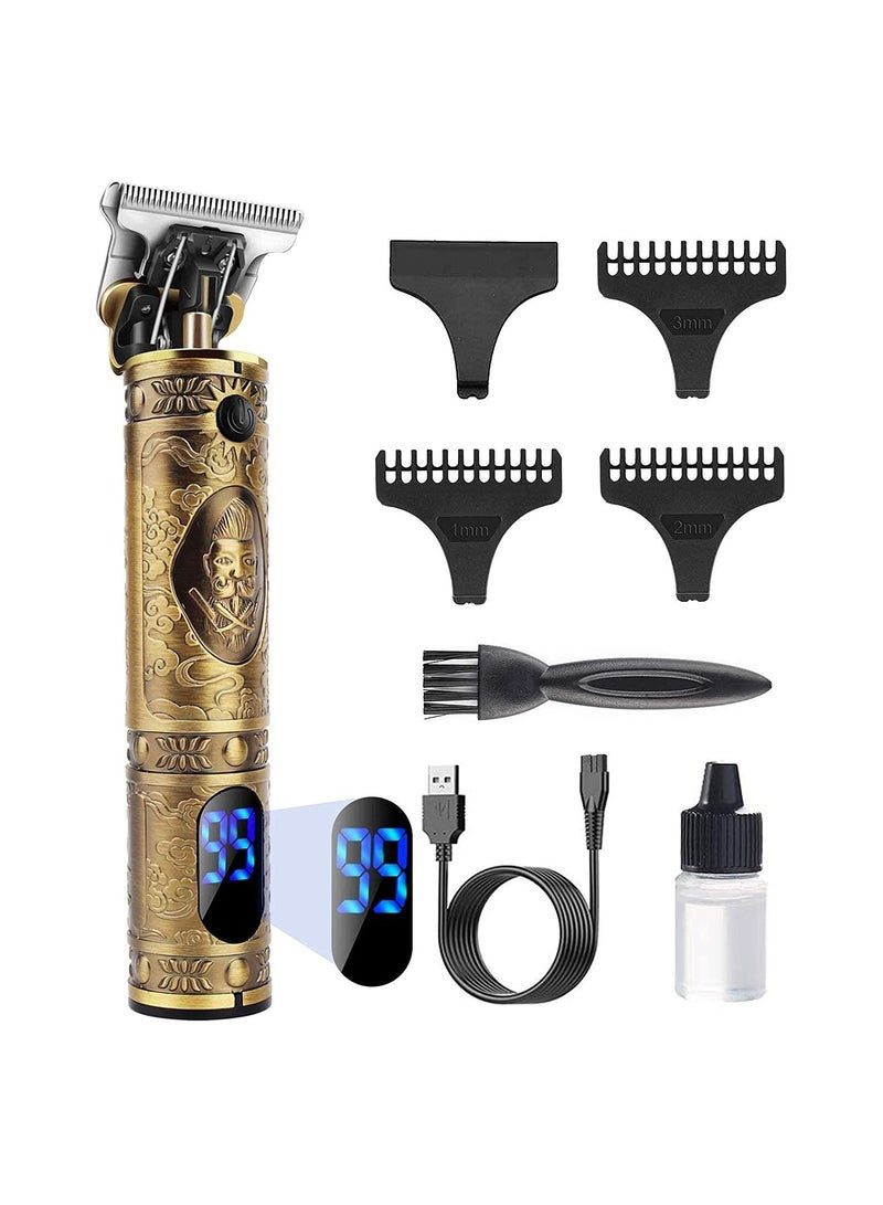 Pick N CLick Professional Men’s Hair Trimmer, Long Hair Trimmer, Beard Trimmer, Cordless Hair Trimmer, Rechargeable, LED Display - Image 1