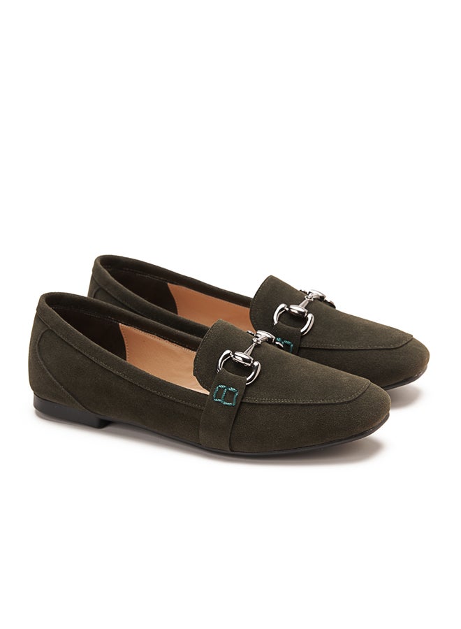 TGS Horsebit Suede Loafers - Image 1