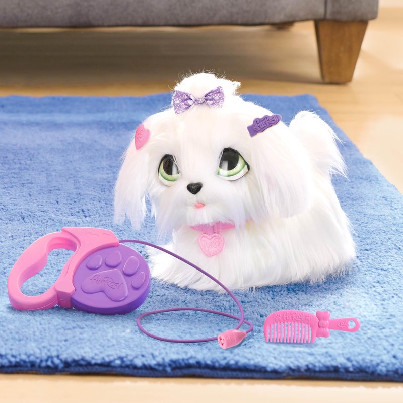 FurReal GoGo Walkinâ€™ Pup Maltese Interactive Toy, 9-inch Realistic Plush Dog, Kids Toys for Ages 4 Up by Just Play - Image 5