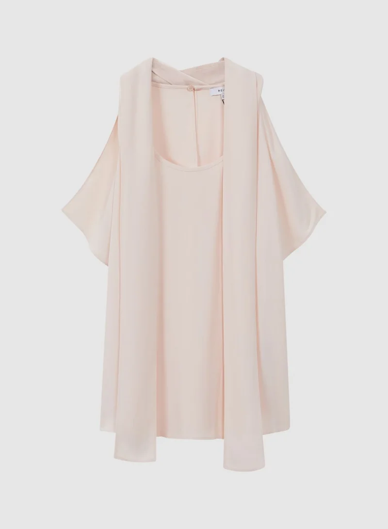 REISS Cut Out Detail Top