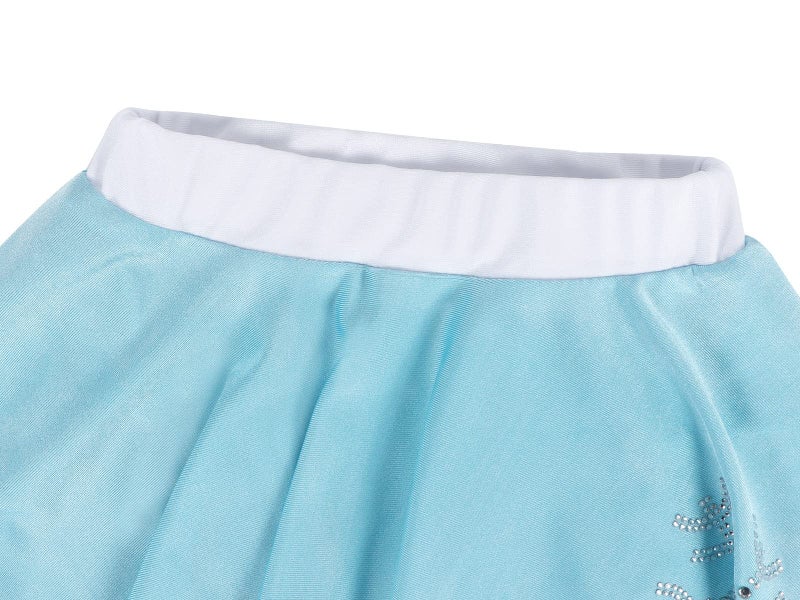 WonderBabe Princess Swimsuit Girls Two Piece Swimsuit Toddler Ruffled Bluey Bathing Suits Summer Beach Wear Pool Holiday Swimming Outfit Skirt Set 3-4T - Image 5