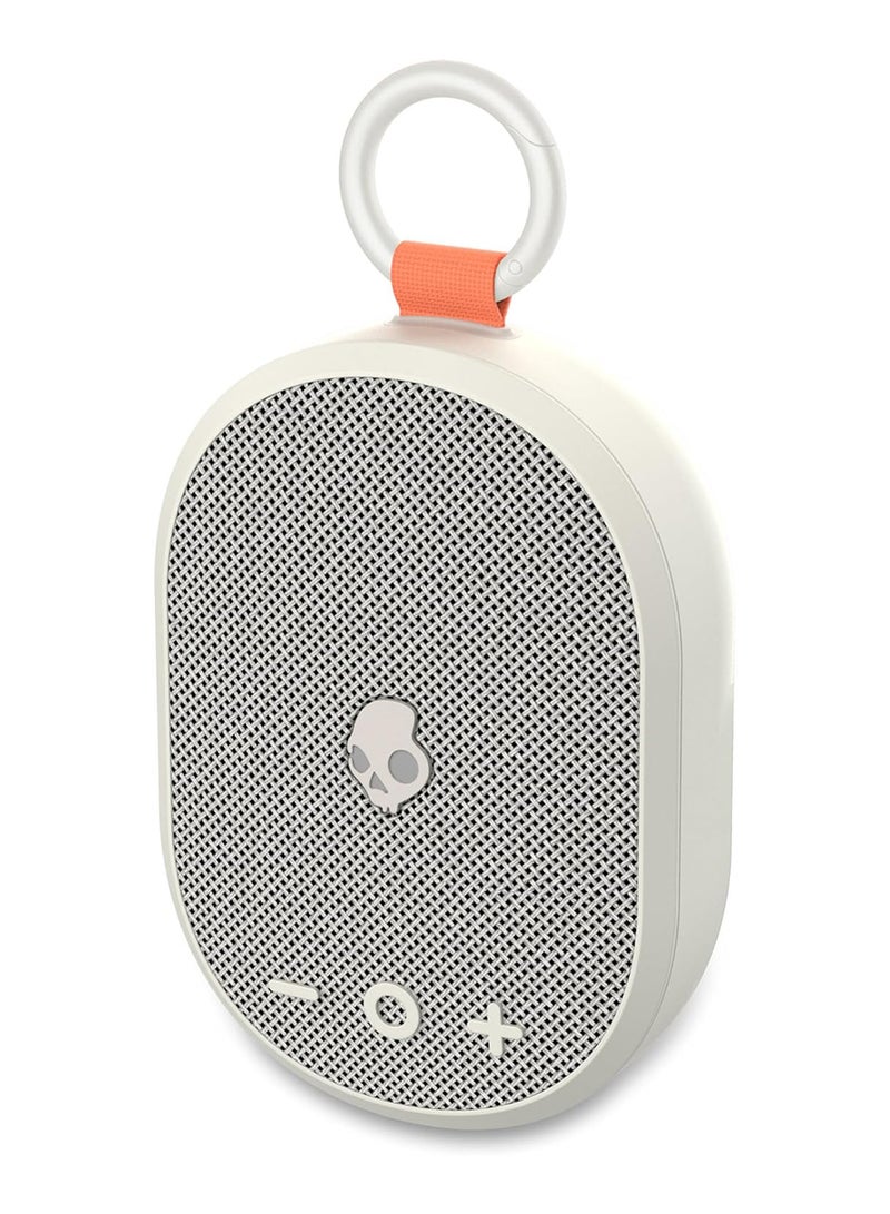 Skullcandy Kilo Compact Wireless Bluetooth Speaker - IPX7 Waterproof Mini Bluetooth Speaker with 24 Hour Battery, Downward Firing Passive Radiator, and True Wireless Pairing - Perfect for Outdoor White - Image 1