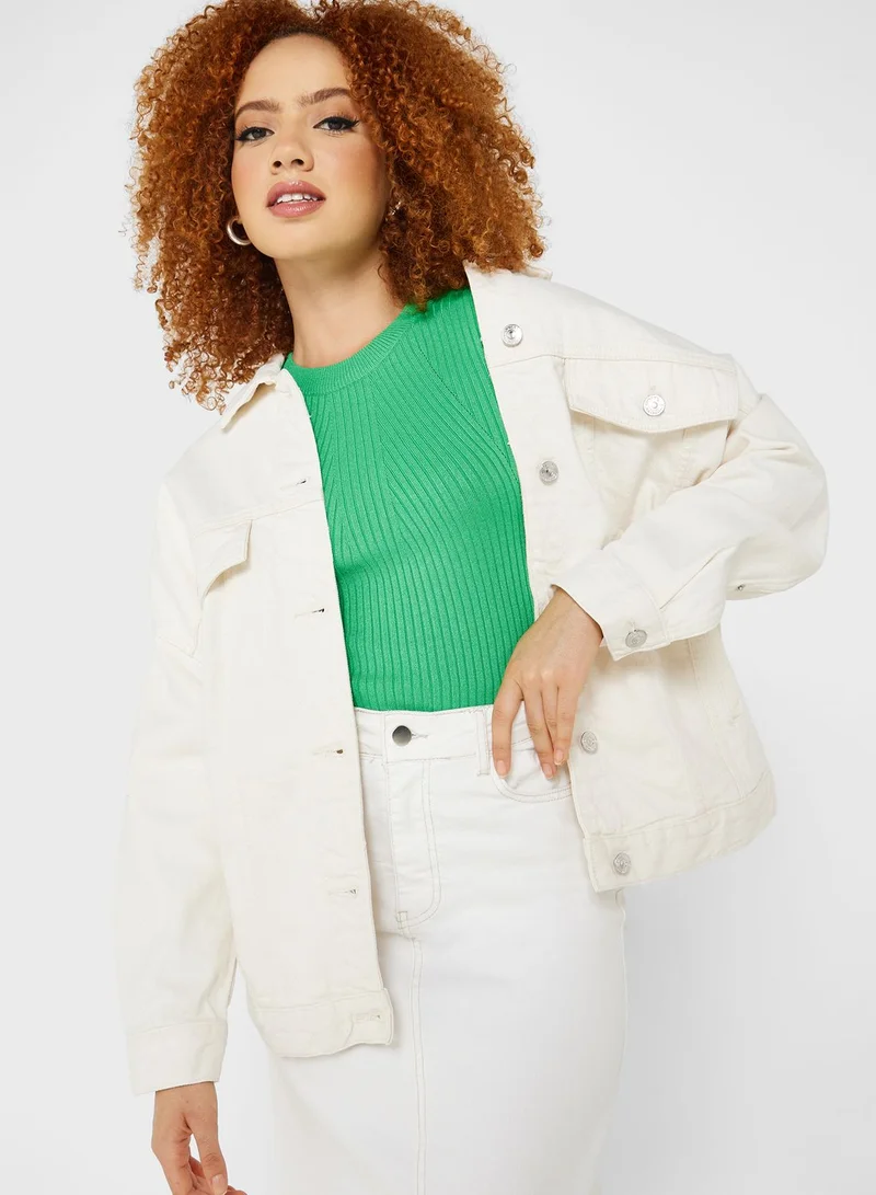 ONLY Pocket Detail Denim Jacket