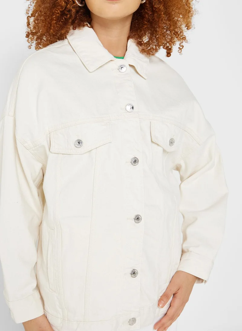 ONLY Pocket Detail Denim Jacket
