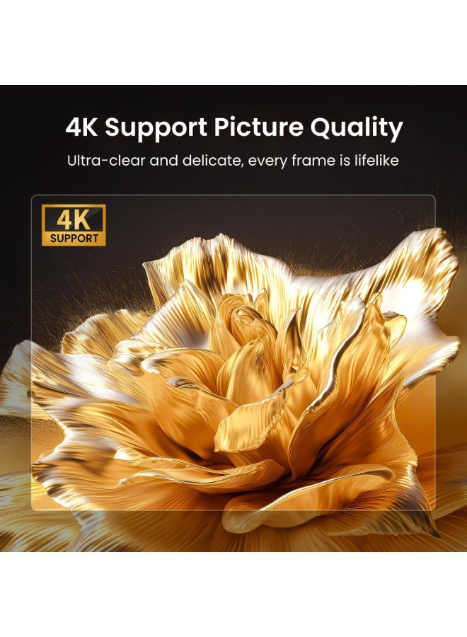 AROAQ YT800 Wifi Projector, Full HD 4K Home Theater Projector, Ultra Clear Portable Projector, Auto Keystone Smart Video Projector For Home And Office, (1pc, White) - Image 2