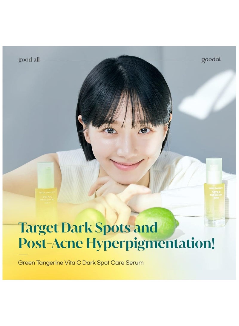 Goodal Green Tangerine Vitamin-C Dark Spot Serum for Sensitive Skin | 70% Tangerine Extract, 4% Niacinamide, Arbutin & Tiger Grass to Fade Dark Spots Serum 40ml - Image 2