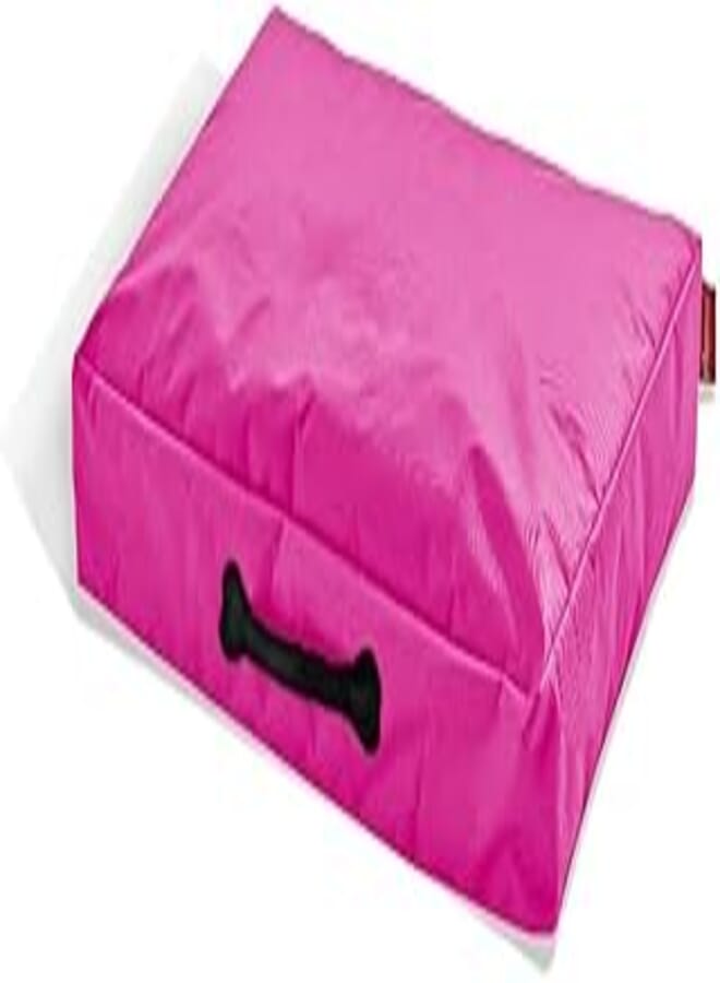 Ricrac Ratti Waterproof Durable Lightweight Pet Bed, 80cm x 60cm x 15cm Waterproof Outdoor Bed Fuchsia