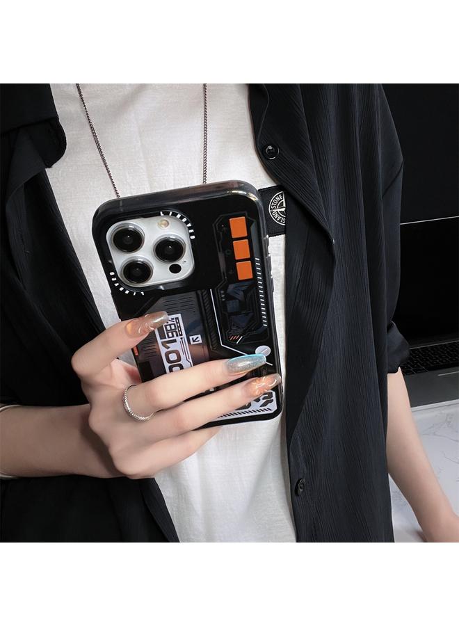 S-TOP Case For iPhone 12 Pro Max Mecha Circuit Board Pattern Phone Case - Image 4