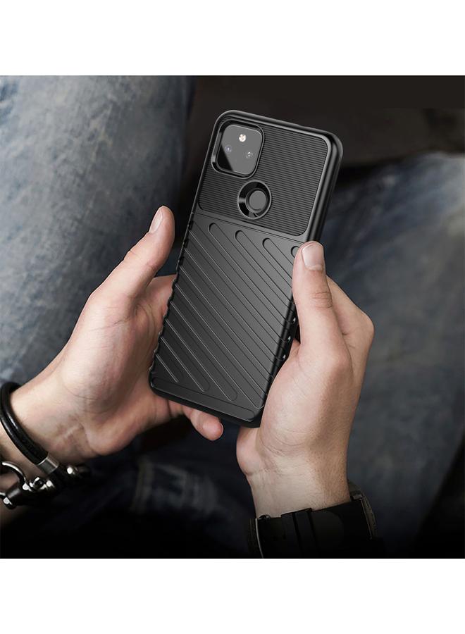 اس-توب جراب لهاتف Google Pixel 5A Thunderbolt مصنوع من مادة TPU المقاومة للصدمات والناعمة - Image 5