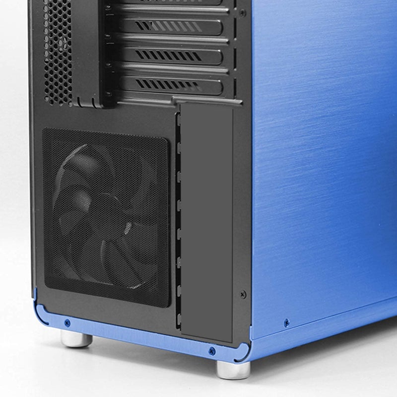 HFEIX 120MM PC Fan Dust Filter Computer Case Fan Magnetic Frame Dust Filter Fine PVC Mesh Length 4.72 x 4.72 inches Black-4Pack - Image 5