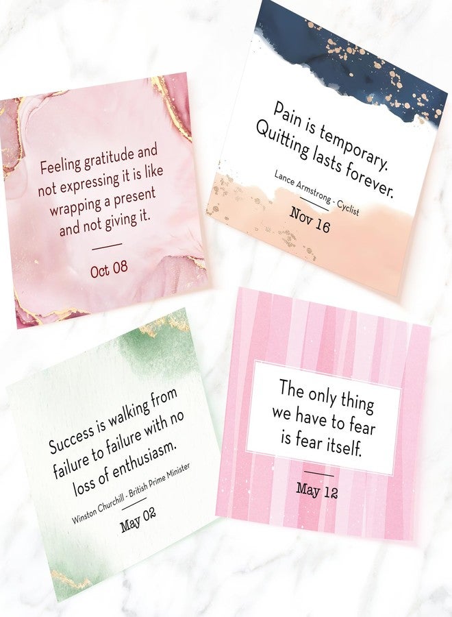 BRAVEBUG Motivational Gifts For Women, Coworkers - Inspirational Gifts for Coworkers, Leaders - Office Desk Accessories for Women, Office Gifts - Birthday Gifts, Daily Affirmations For women Flip Calendar - Image 4