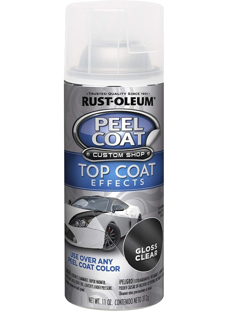 Rust-Oleum Peel Coat Top Coat Effects Spray Paint (Gloss Clear - 10oz)