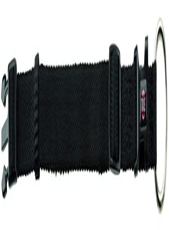 تريكسي طوق تريكسي الكلاسيكي للكلاب، قابل للتعديل، مصنوع من النايلون، مزود بإبزيم بلاستيكي للإغلاق، متين ومقاوم للتمزق، مفيد في التدريب الأساسي لكلبك - (40-65 سم/25 مم، كبير-كبير جدًا)، أسود - Image 2