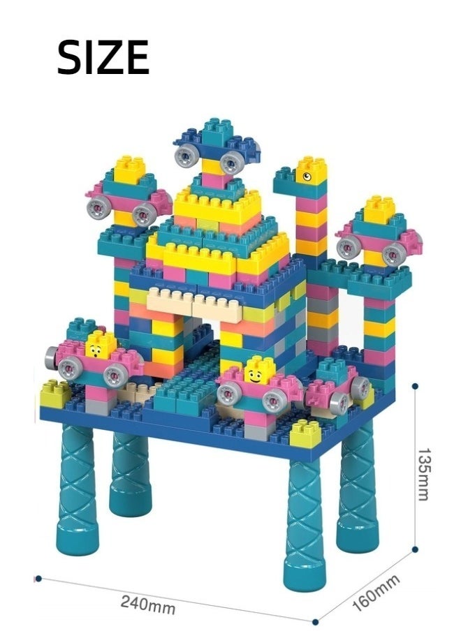 Building Blocks Building Toys 3 4 5 6+ Year Old Easy to Assemble Small Building Block Table Preschool Learning Stacking Block Kit DIY Building Block Toy Set  - Image 2