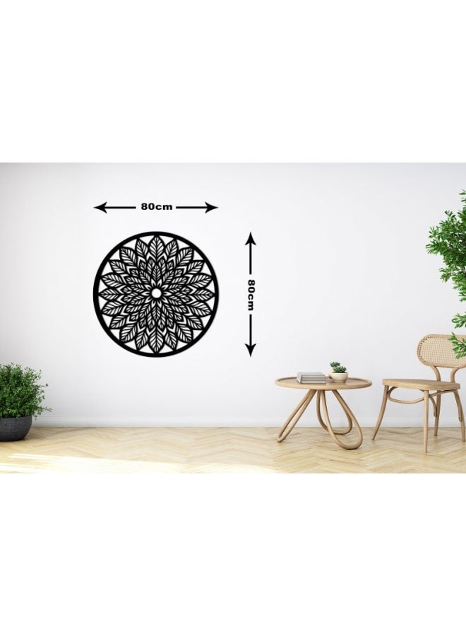 هوم جاليري لوحة جدارية خشبية من ماندالا أزهار الغابة - Image 4