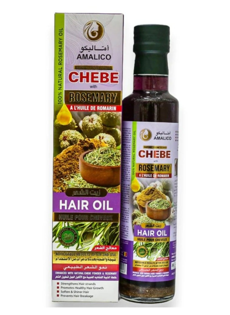 AMALICO - Hair Oil Chebe With Rosemary 250 ml - Image 1