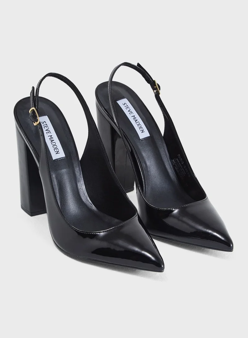 STEVE MADDEN Block Heel Pump