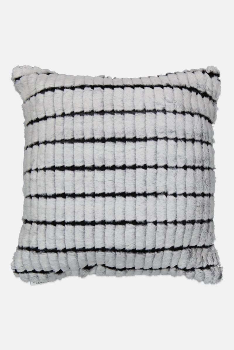 VCNY Home Textured Decorative Pillow 50 X 50 CM, Light Grey  - Image 1