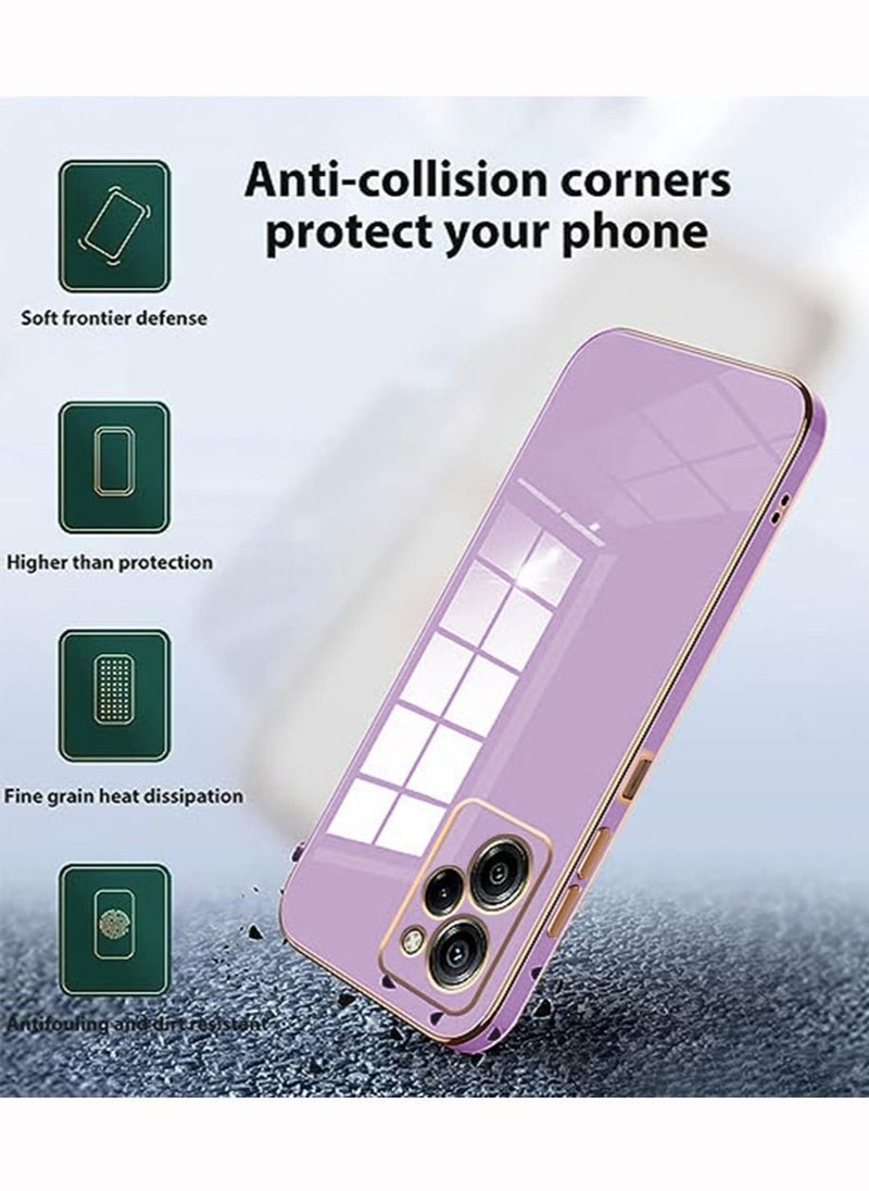 Generic - Compatible with Xiaomi Poco X5 Pro Case Silicone with Camera Protection, Poco X5 Pro Phone Case Shockproof for Women Men Anti-Scratch Ultra Thin Plating Electroplate Soft Case - Image 1