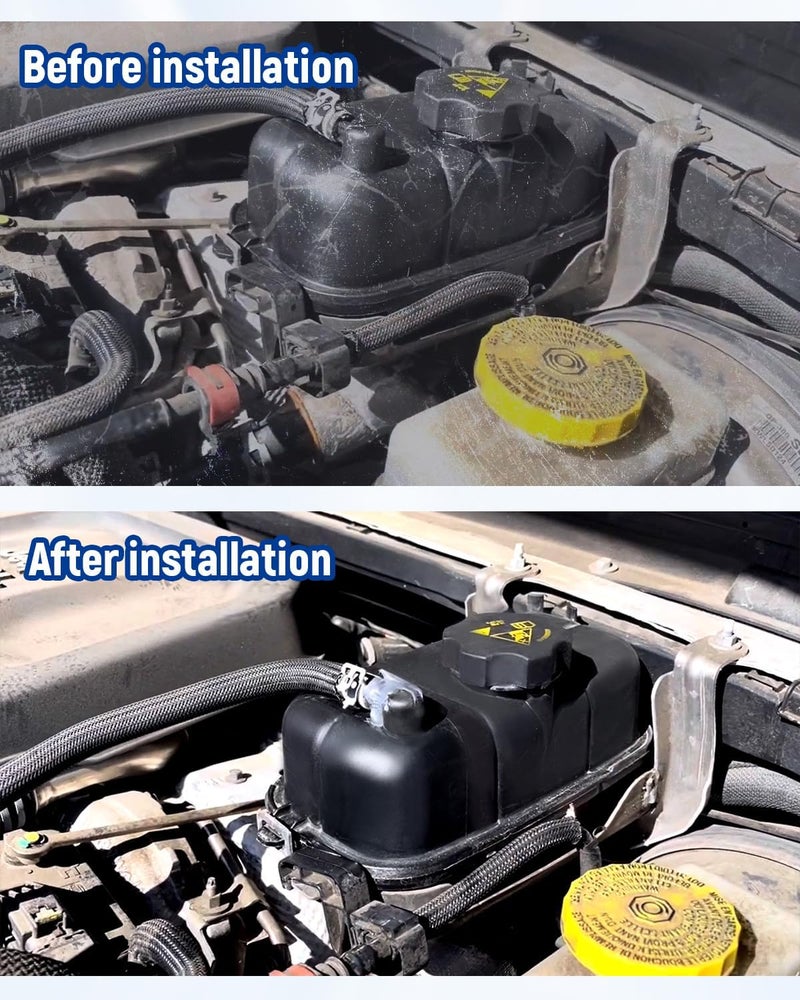 JUWEVAZU Engine Coolant Reservoir Bottle Tank for Jeep Wrangler 2.0L L4 (2019-2023) - Image 3