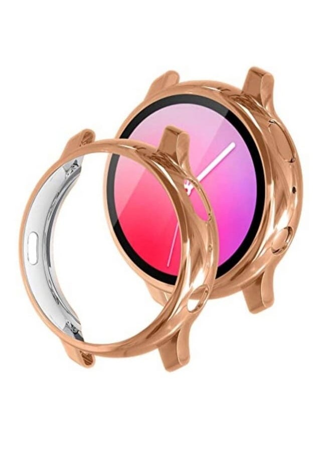 PROMASS Ultra Slim Full Coverage Bumper Protection Case Cover For Samsung Watch Active 2 44Mm Rose Gold  - Image 1