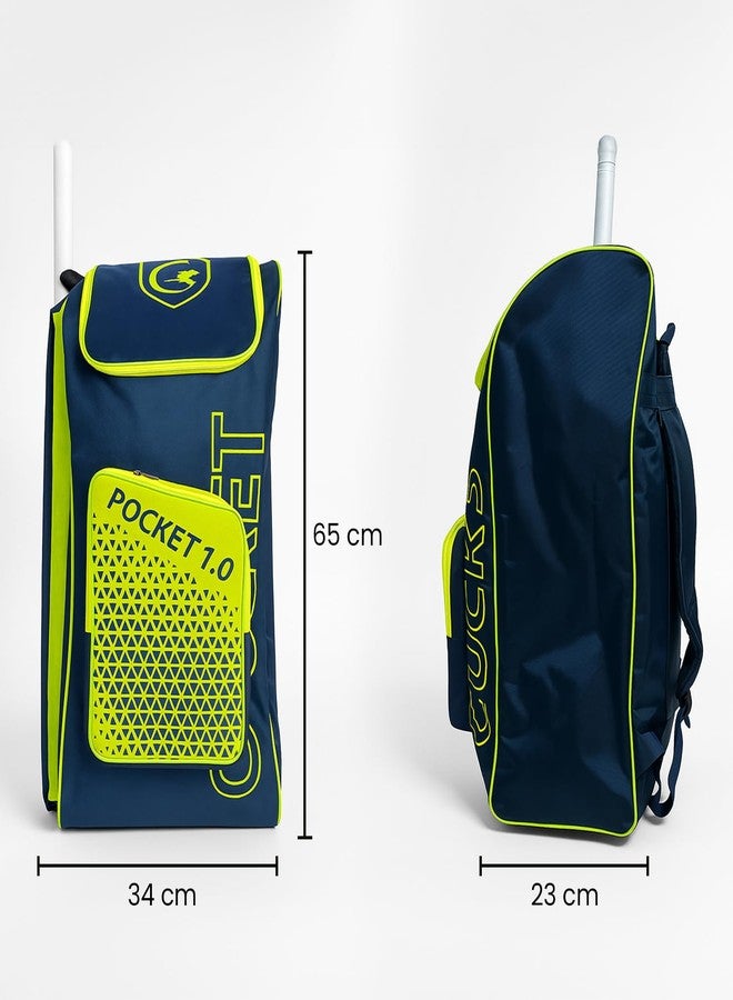 GORTONSHIRE Cricket Kit Bag Pocket 1.0 Cricket Duffle, Green - Image 4