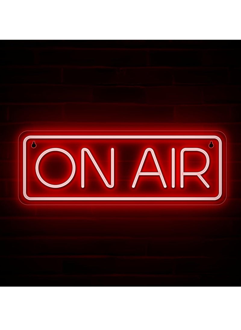 Rose - On Air Neon Sign for Twitch, Tiktok, YouTube Streamers/Gamers - Live Streaming/Recording Light Sign – Cool Led Signs for Studio, Wall, Bedroom, Game Room Decor (Red) - Image 1
