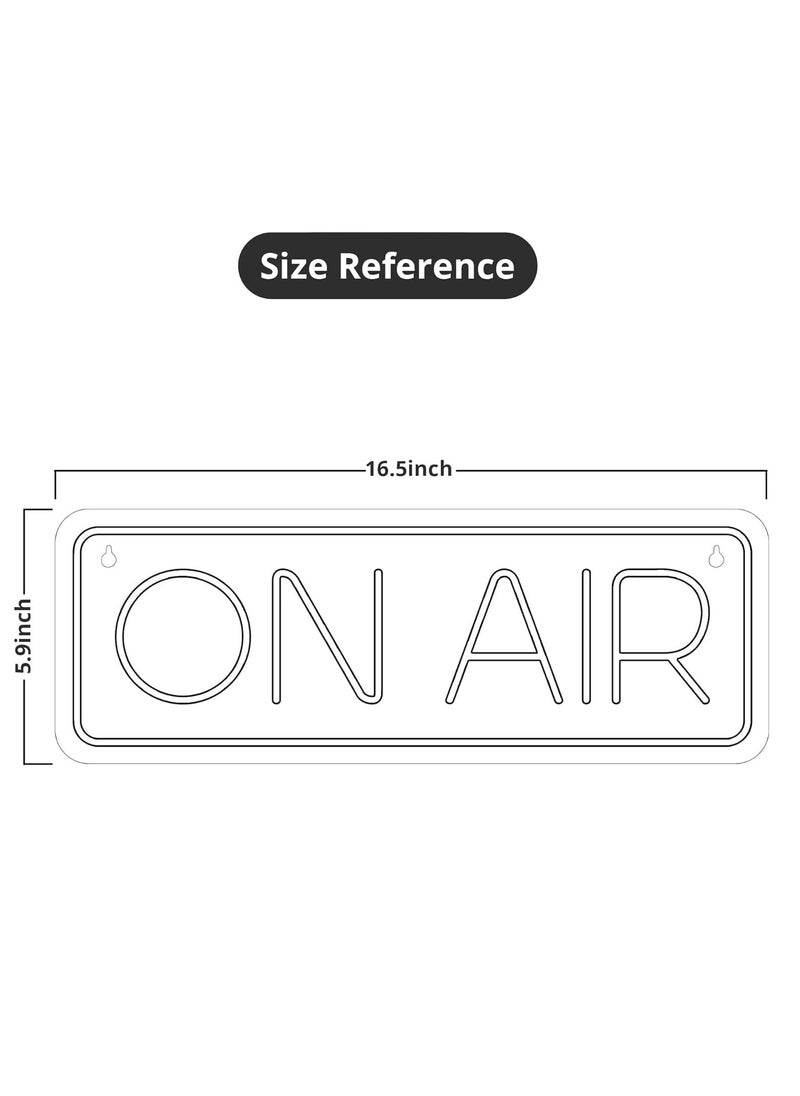 Rose - On Air Neon Sign for Twitch, Tiktok, YouTube Streamers/Gamers - Live Streaming/Recording Light Sign – Cool Led Signs for Studio, Wall, Bedroom, Game Room Decor (Red) - Image 1