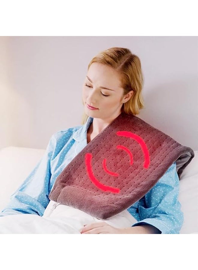 وسادة تدفئة ومساج كهربائية بوزن مريح – شال مساج بالاهتزاز للرقبة والظهر والكتفين وراحة الجسم بالكامل - Image 2