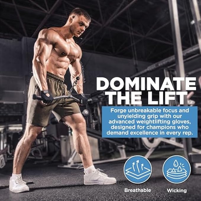 ار دي اكس قفازات رفع الأثقال، تمارين رياضية رياضية، تمارين لياقة بدنية، حماية راحة اليد ضد الانزلاق، تمرين نصف إصبع، قفاز لرفع الأثقال، رفع الأجسام الميت، كمال الأجسام، تمارين الرياضة الرياضية، ركوب الدراجات، تجديف، تدريب التسلق، رجال ونساء - Image 4