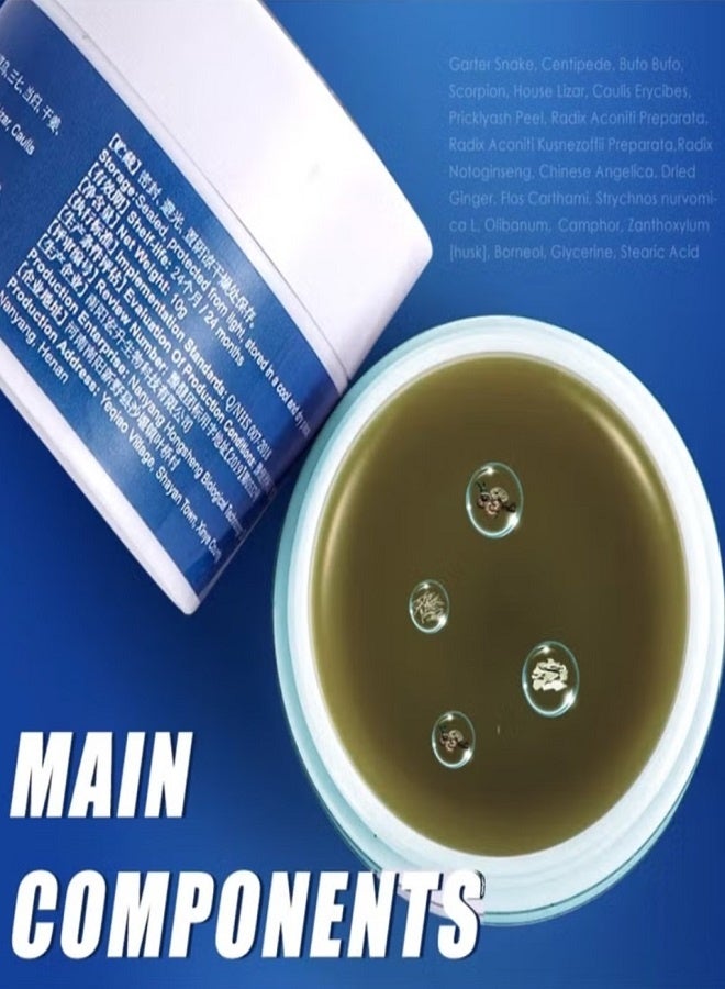 Sumifun كريم تخفيف آلام الغضروف المفصلي كريم تخفيف آلام المفاصل كريم العناية بالركبة جل علاج العناية بالمفاصل مرهم تخفيف آلام الغضروف كريم علاج المفاصل والعظام كريم مهدئ للمفاصل 10 جرام - Image 4