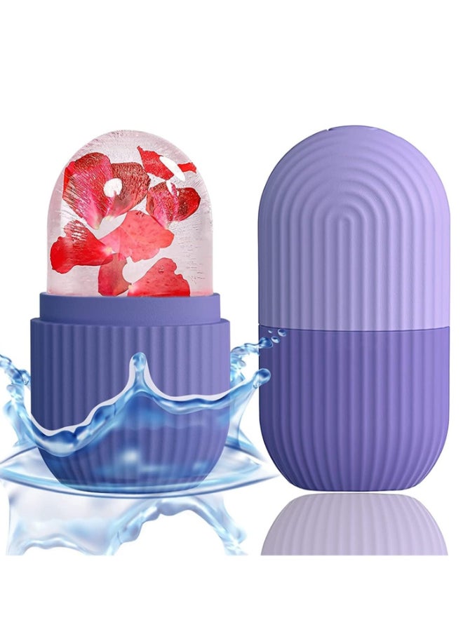 Prime by javaudan Ice Mold Ice Maker for Face with Anti-Leak& Drip System, Contour Cube Ice Roller, Silicone Ice Holder for Face Ice Face Roller Skin Care Tools Gift for Women  - Image 2