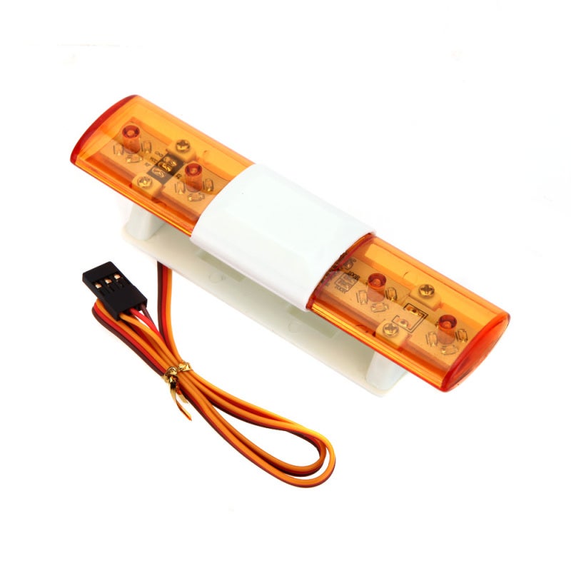 Car Light Replacement Part Plastic Support - High Quality Orange Flashing Mode Remote Control Receiver Power for 1/10 1/8 Model Car - Image 1
