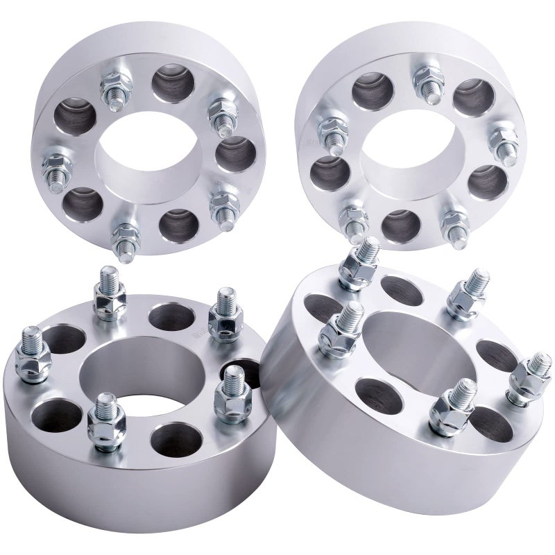 محولات العجلات DCVAMOUS 4PC 5x475 إلى 5x5 بسمك 2 إنش مع مسامير 12x15 متوافقة مع شيفروليه وجي إم سي 5 لوق 5x12065 إلى 5x127 لسيارات كامارو 1982-2003 وكورفيت 1984-2019 وبلزر 1982-2004 وجيمي وسونما